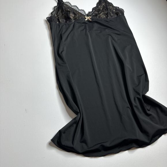 NEW 6ixty8ight Black Lace Cami Slip Dress S Coquette Goth Y2K Lingeriecore - Picture 5 of 11